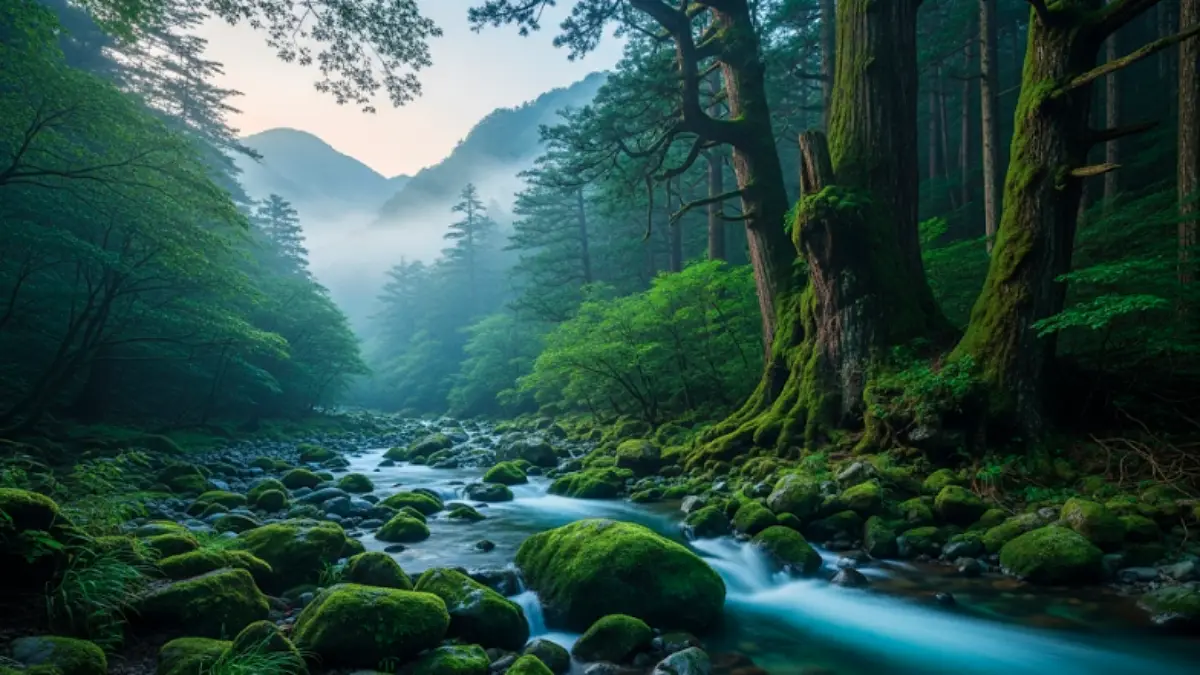 屋久島|呼ばれた人しか行けない森のスピリチュアル体験 屋久島の霧に包まれた苔むす森、呼ばれた者がたどり着く神秘の世界
